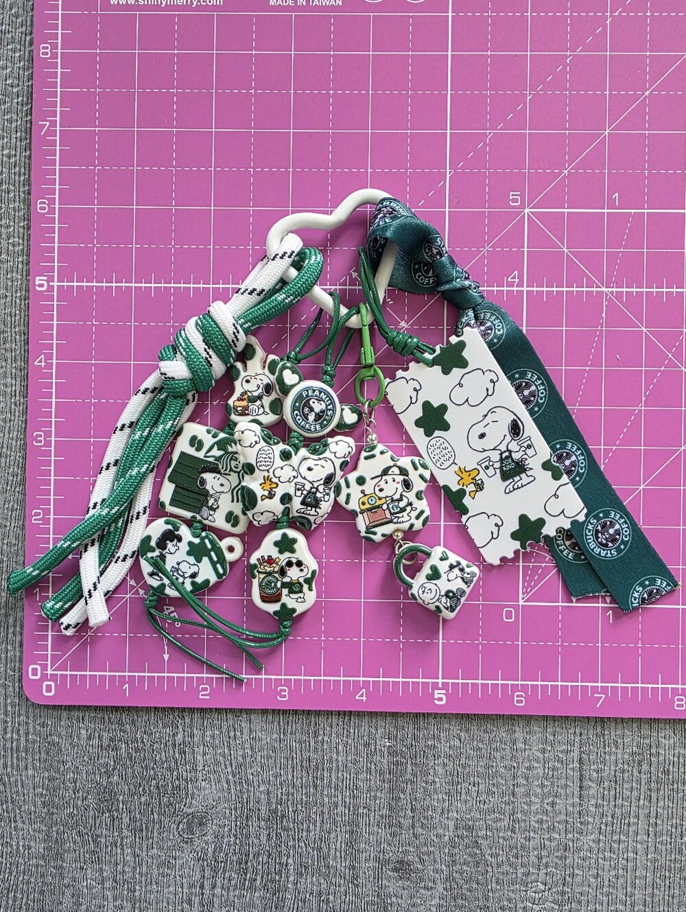 Snoopy Starbucks Peanuts Bag Charm Phone Charm Keychain Accessories